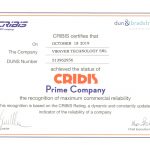 Certificazione CRIBIS